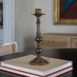 Antique Ornate Brass Candlestick