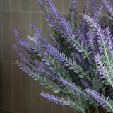 Artificial Flocked Lavender Pick