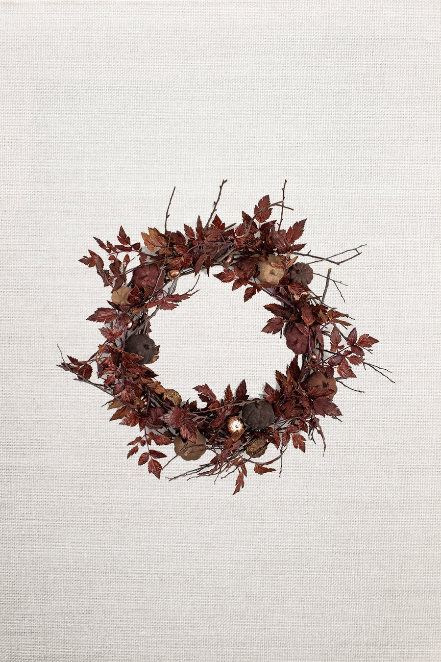Moody Autumn Harvest Wreath