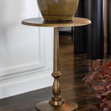 Brass Plated Side Table