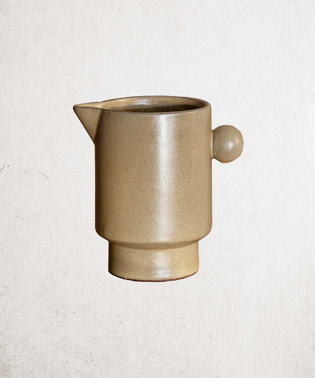 Brown Mini Stoneware Pitcher