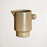 Brown Mini Stoneware Pitcher