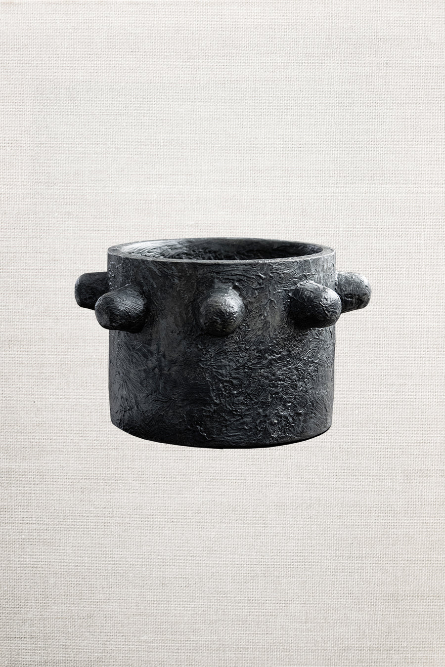 black cement plant pot Handcrafted Maya Cement Planter Pot – Casa Refined Shop