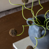 Faux Craspedia Floral Bunch - Brown Color