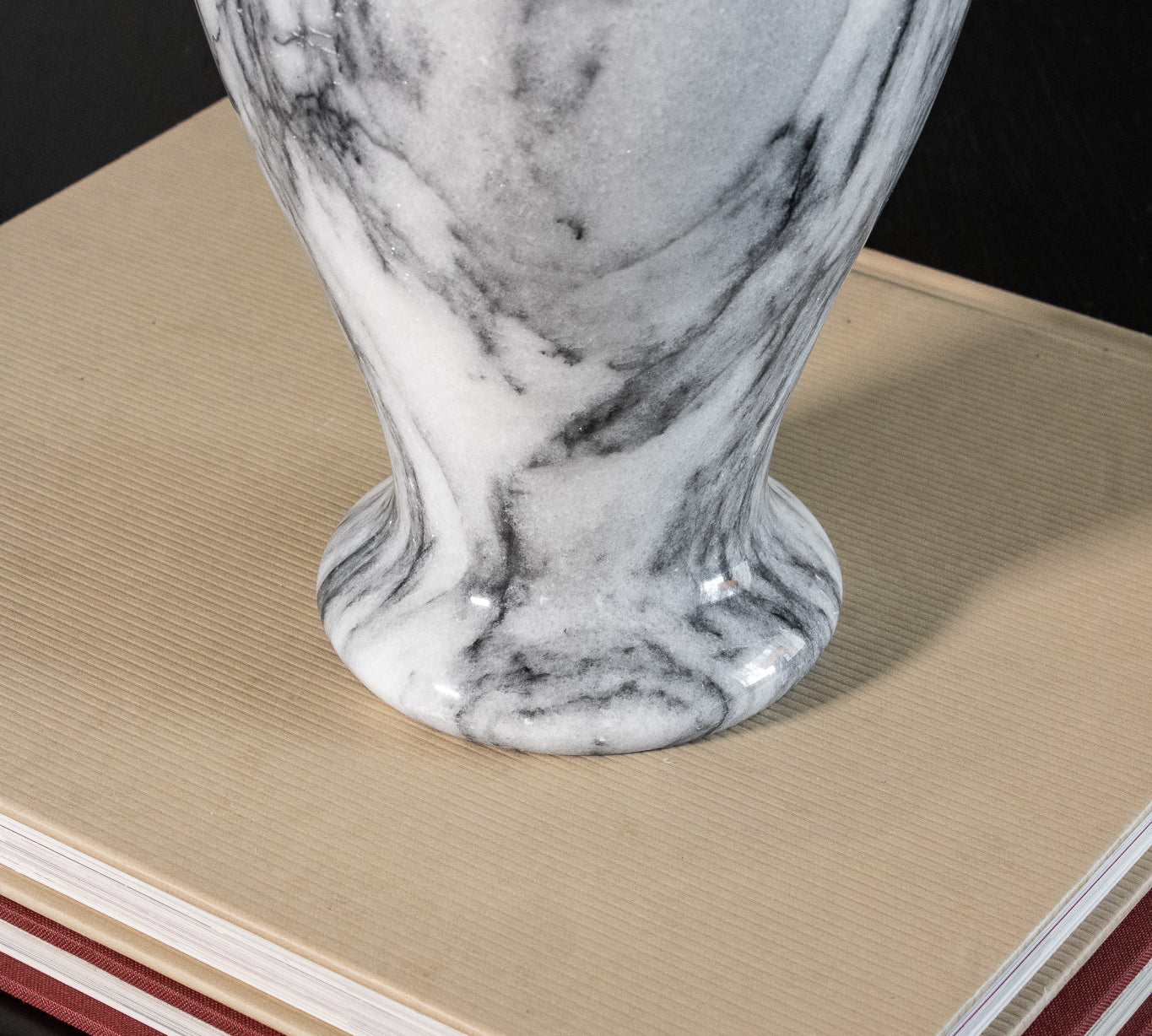 Marbled Stone Urn Vase