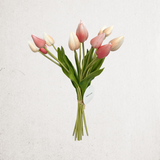 Faux Dozen Real-Touch Tulip Bouquet