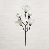 Faux Lifelike Magnolia Flower Stem