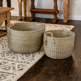 Handwoven Seagrass Baskets Set (Like-New)