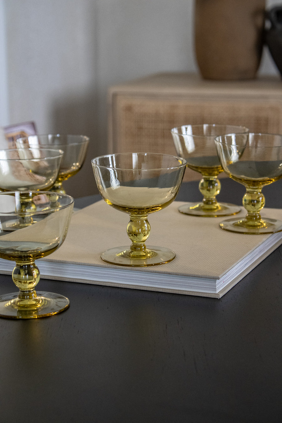 Vintage Champagne Sherbet Set