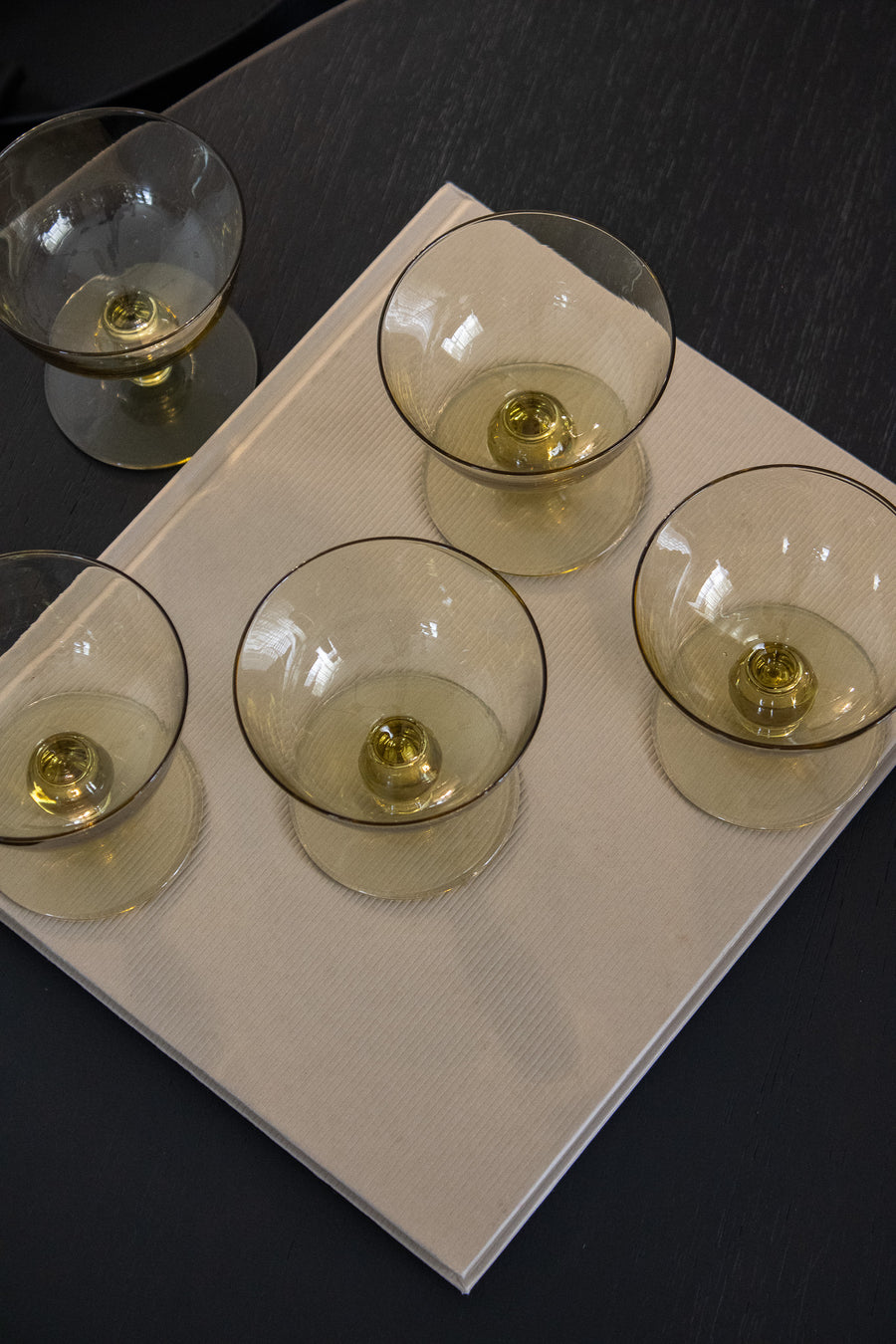 Vintage Champagne Sherbet Set