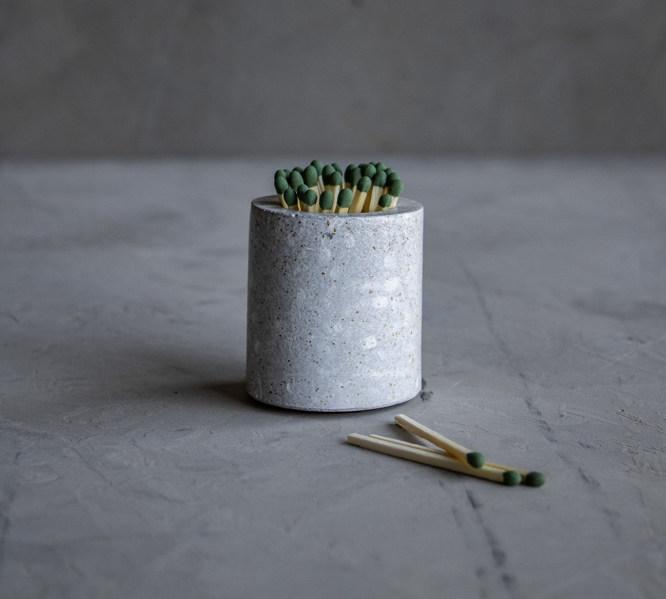 Cement Matchstick Holder