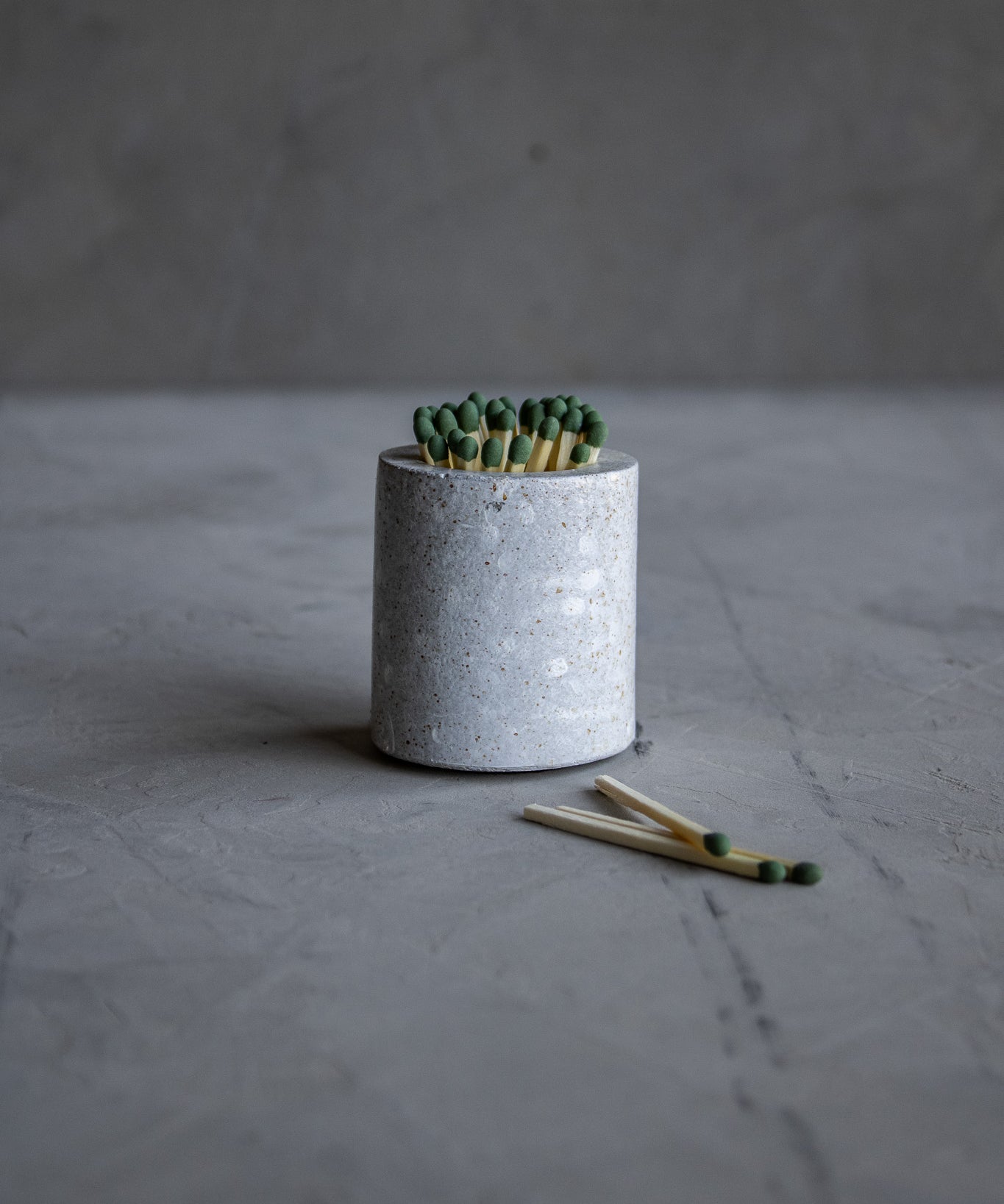 Cement Matchstick Holder