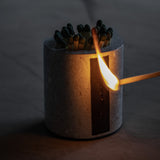 Cement Matchstick Holder