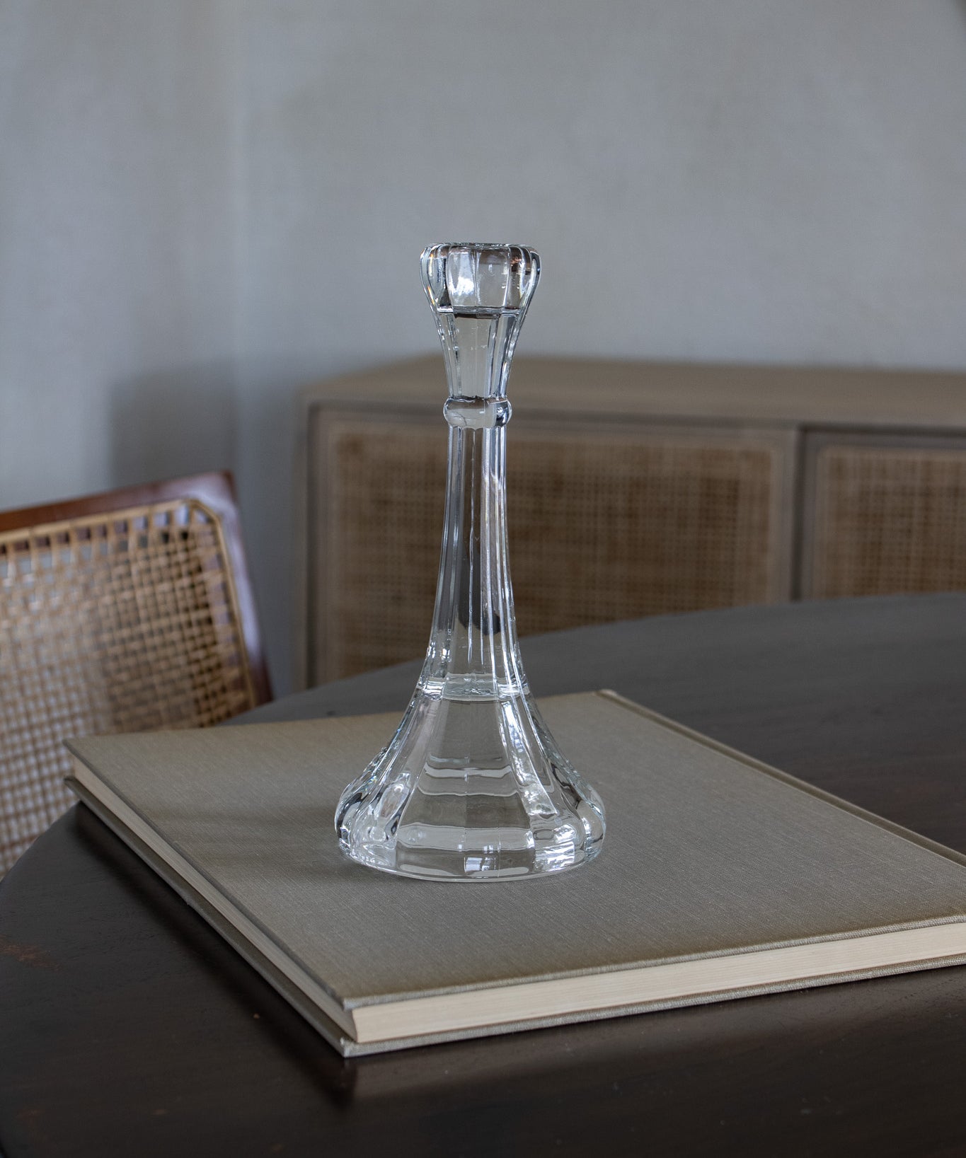 Vintage Glass Candleholder