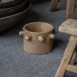Handcrafted Maya Cement Planter Pot