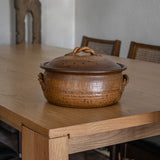 Vintage Stoneware Pot with Lid
