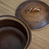 Vintage Stoneware Pot with Lid