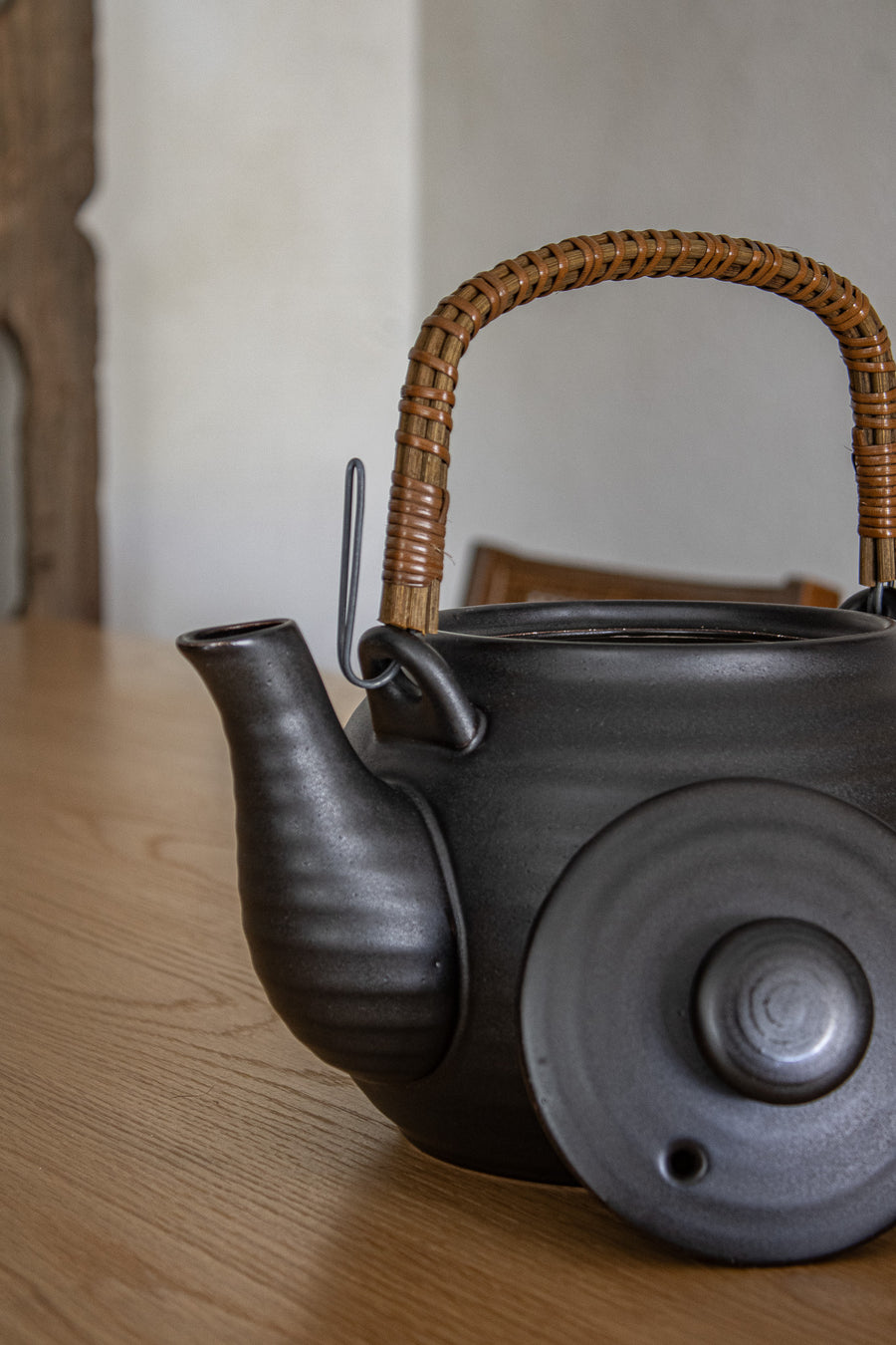 Japanese Charcoal Color Teapot