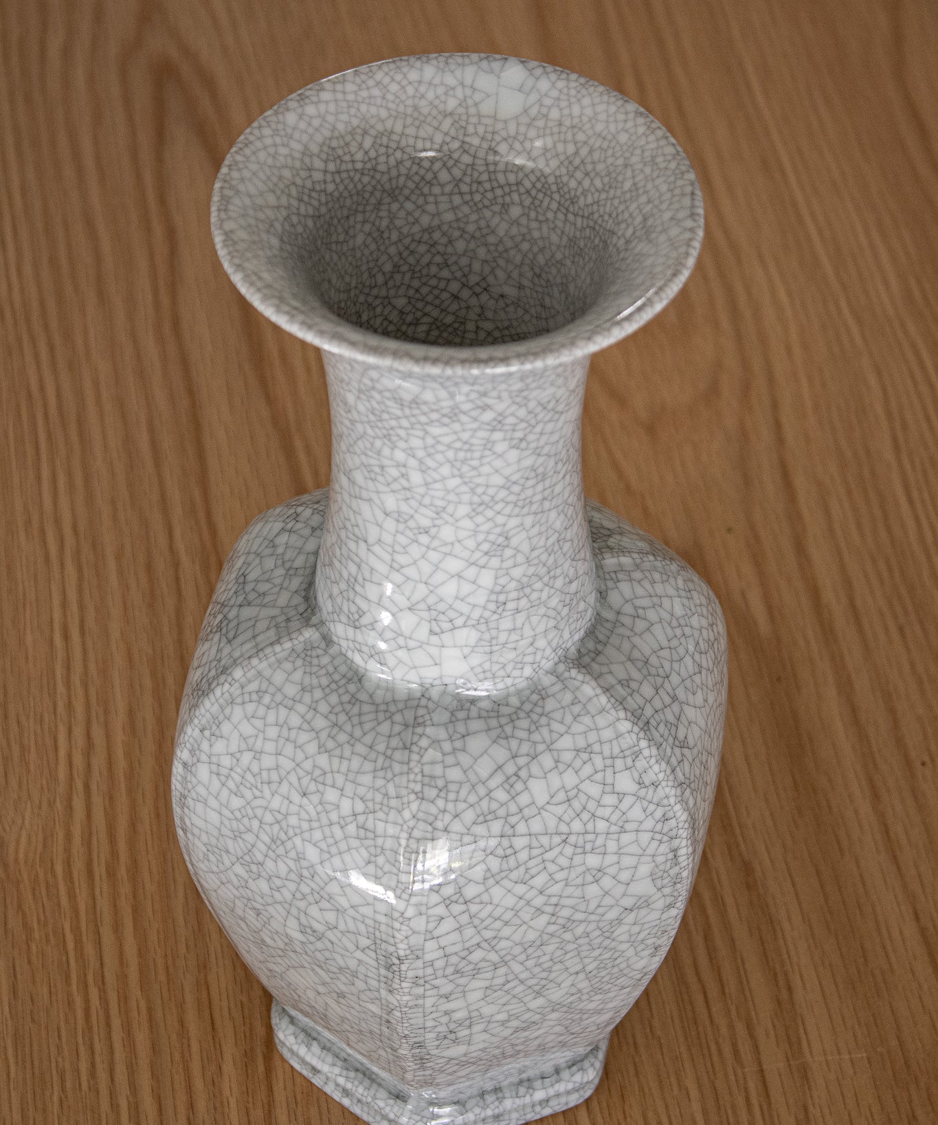 Vintage Avon Celadon Crackle Glaze Vase