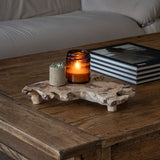 Sculptural Live Edge Apple Wood Riser