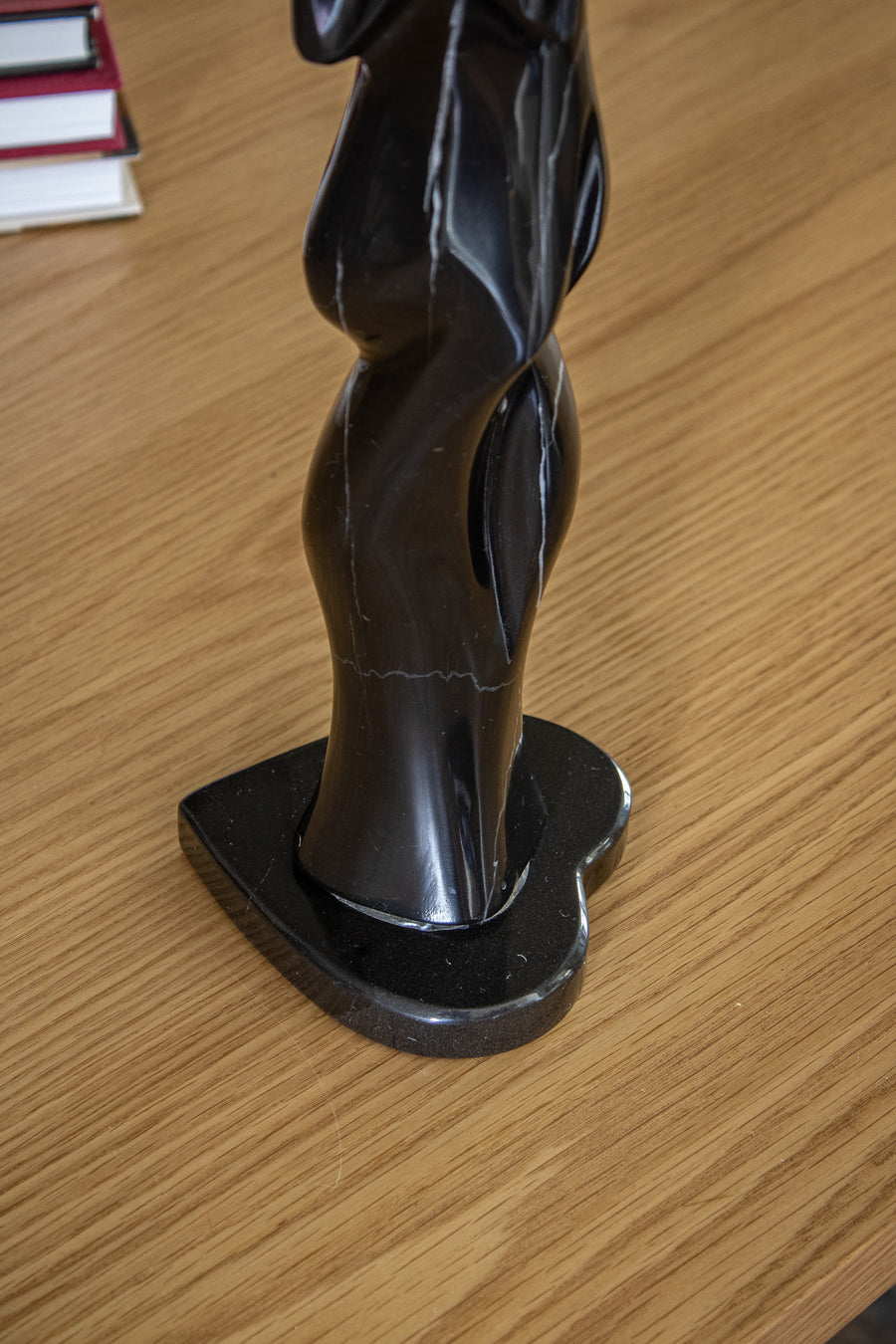 Black Marble Abstract Sculpture