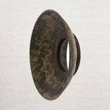 Rustic Metal Bowl Mirror