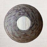 Rustic Metal Bowl Mirror