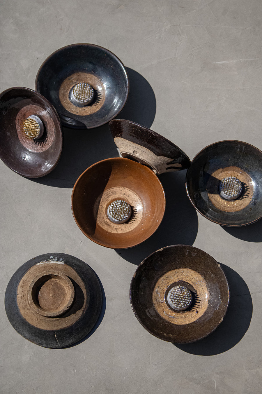 Vintage Ikebana Bowl with Kenzan