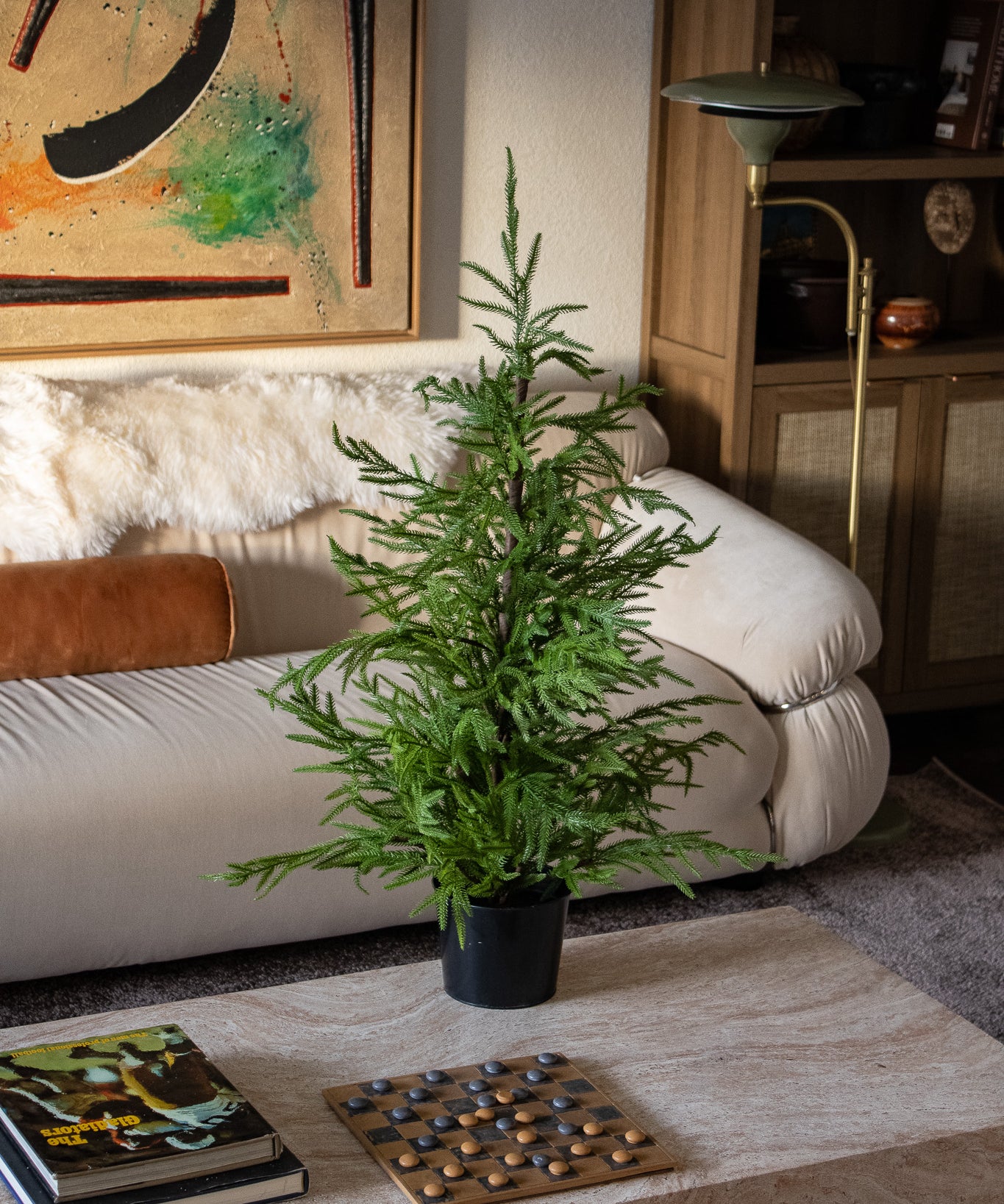 36in Soft Touch Faux Norfolk Pine Tree
