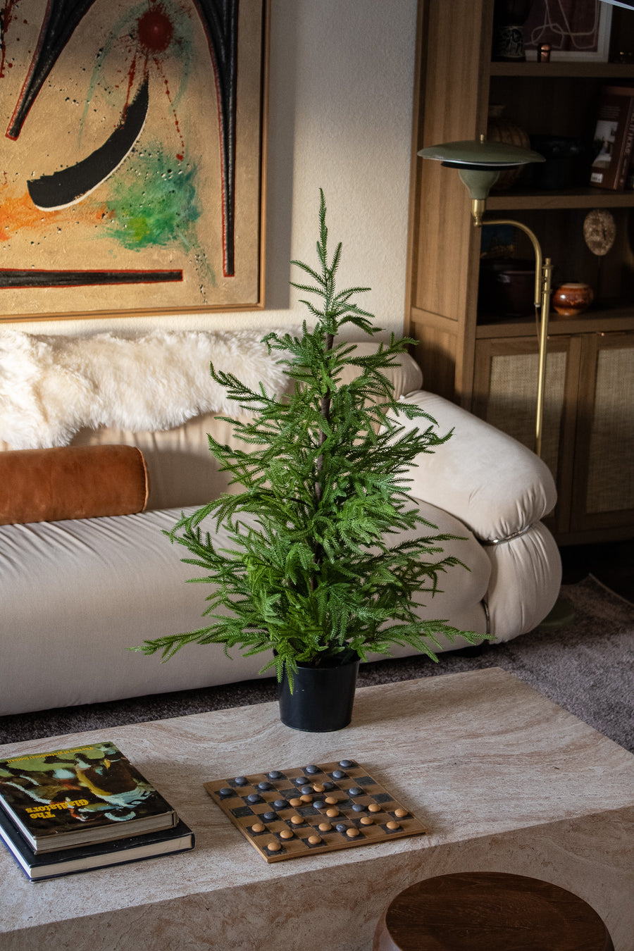 36in Soft Touch Faux Norfolk Pine Tree