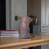 Vintage Sculptural Raku Ceramic Vessel