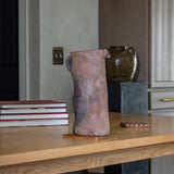 Vintage Sculptural Raku Ceramic Vessel