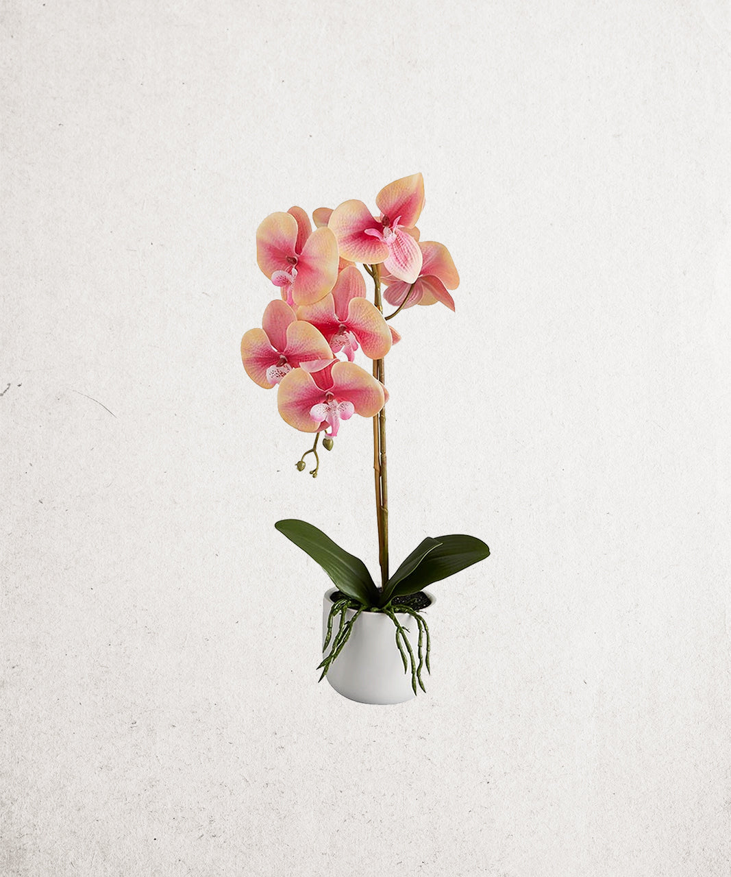 Faux Real Touch Potted Pink Orchid