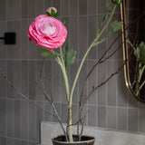 Ikebana Ribbed Bowl with Kenzan