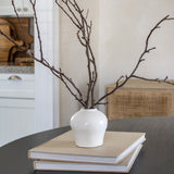 Small Off-White Urn Vase