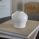 Small Off-White Urn Vase