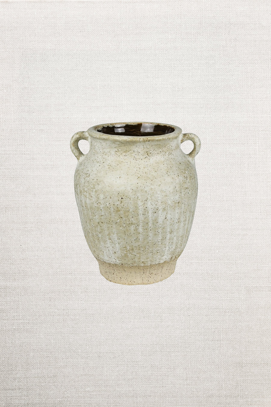 Small Ceramic Pot with Handles