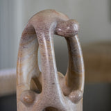 Abstract Soapstone Family Sculpture