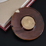 Vintage Two-Tone Stoneware Crock with Lid