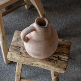 Brick Red Vase With Handle