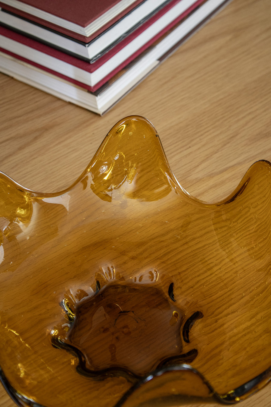 Vintage Handblown Glass Bowl