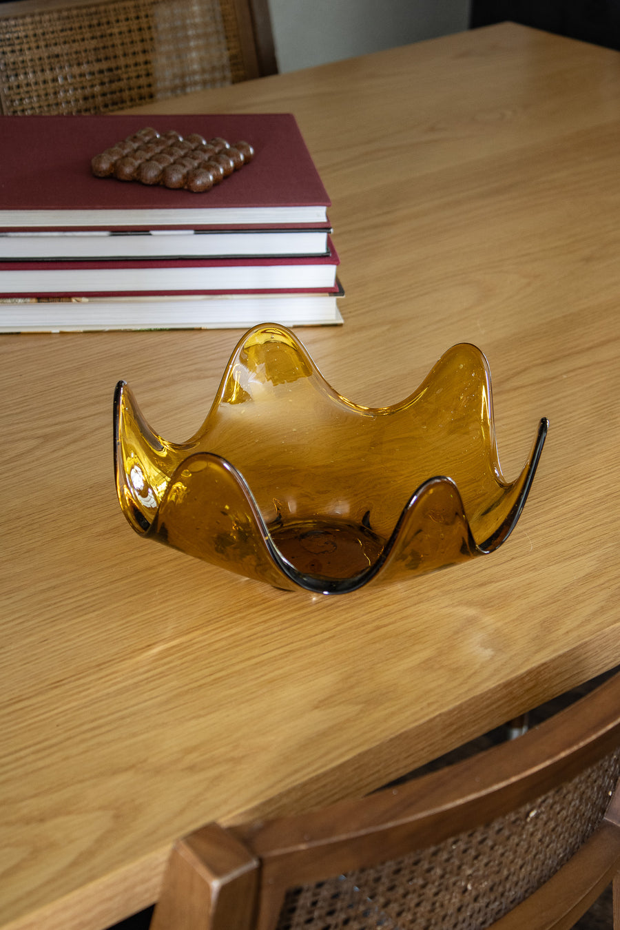 Vintage Handblown Glass Bowl