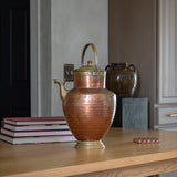 Large Vintage Copper and Brass Pitcher