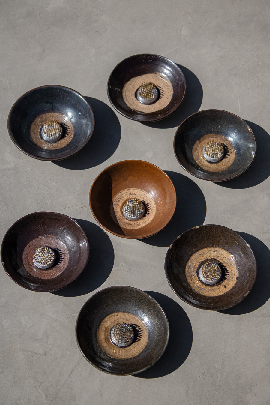 Vintage Ikebana Bowl with Kenzan