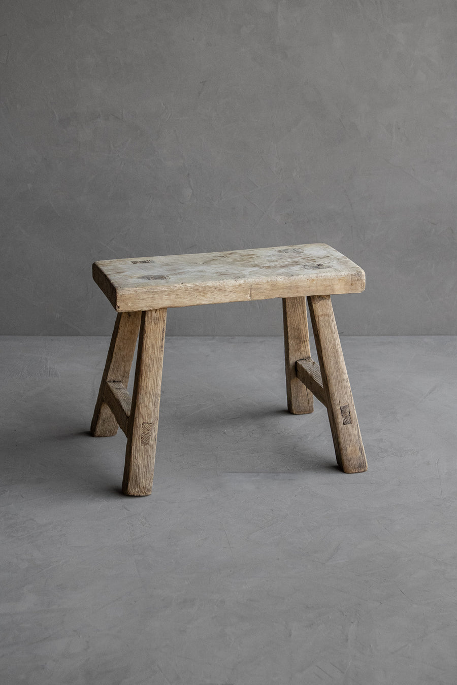 Rustic Wood Accent Stool