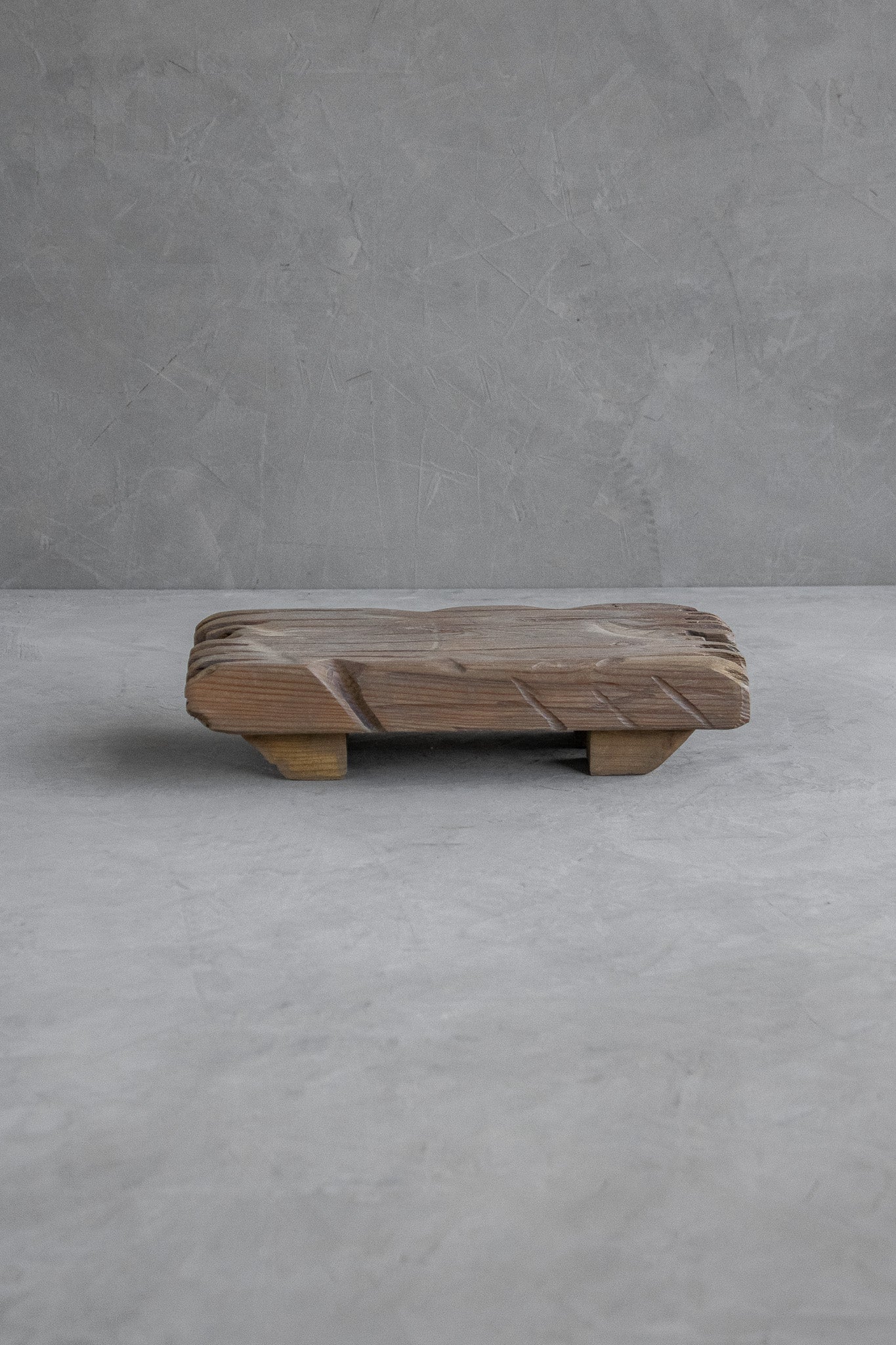Hand-Carved Rustic Wood Riser – Casa Refined Shop