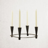 Wrought Iron Taper Candelabra