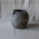 Large Antique Clay Pot with Handles