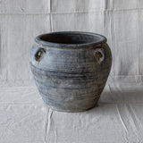 Large Antique Clay Pot with Handles