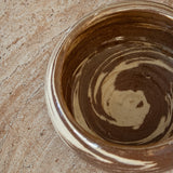Handcrafted Swirled Ceramic Bowl